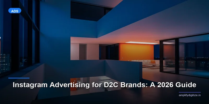 Instagram advertising dashboard showing D2C brand campaign performance metrics