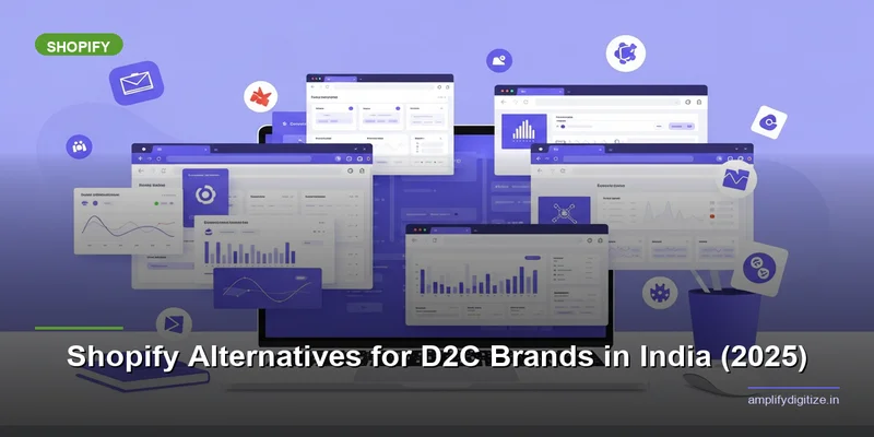 Shopify alternatives comparison for D2C ecommerce brands in India